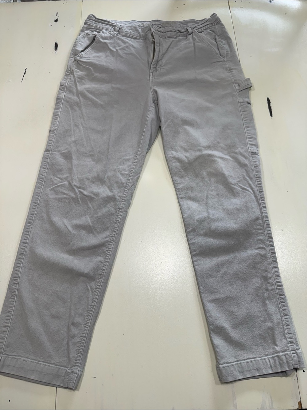 American Eagle Women's High-Rise Straight Stretch Carpenter Pants size 14s